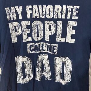 Men's Navy Graphic Tee - Dad Pride